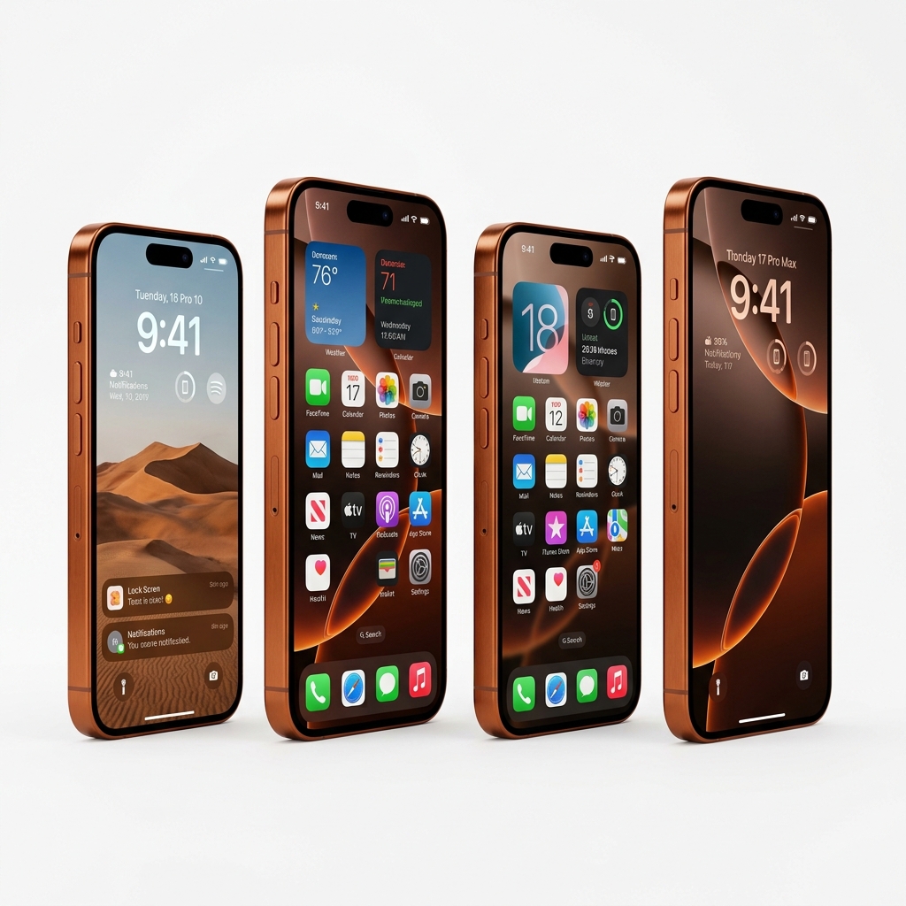 iPhone 16 Pro, 16 Pro Max, 17 Pro and 17 Pro Max Orange - AMR IMPEX Mobile Phone Wholesale Supplier